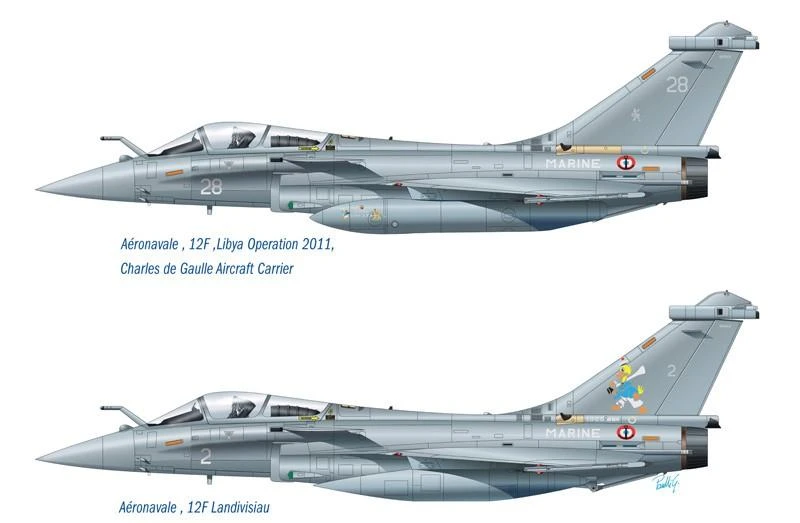 Surenkamas modelis Rafale M Operations Exterieures 2011 Italeri, 1319, 1:72