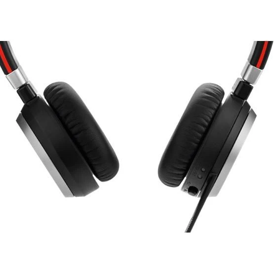 Jabra Evolve 65 SE UC Stereo Belaidės ausinės su mikrofonu, Bluetooth, Charging Stovas