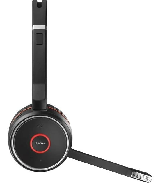 Belaidės ausinės Jabra Evolve 75 SE MS Duo, Juodos