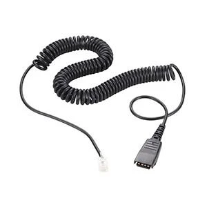 Jabra Anschlusskabel QD auf RJ10 - spiral fr Lucent &amp; Cisco