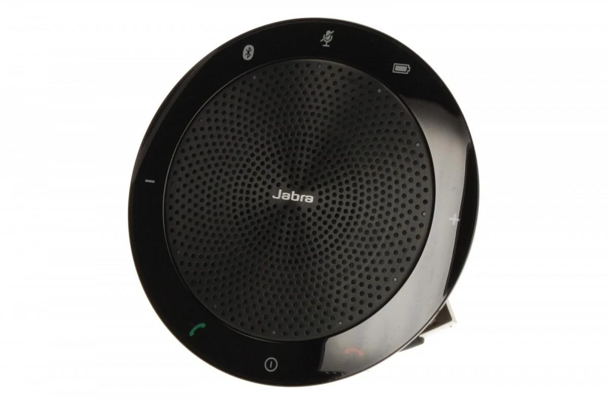 JABRA SPEAK 510 garsiakalbis, skirtas UC ir amp; BT USB konferencijos sprendimas 360 laipsnių mikrofono prijungimo ir atkūrimo nutildymo ir garsumo mygtukas