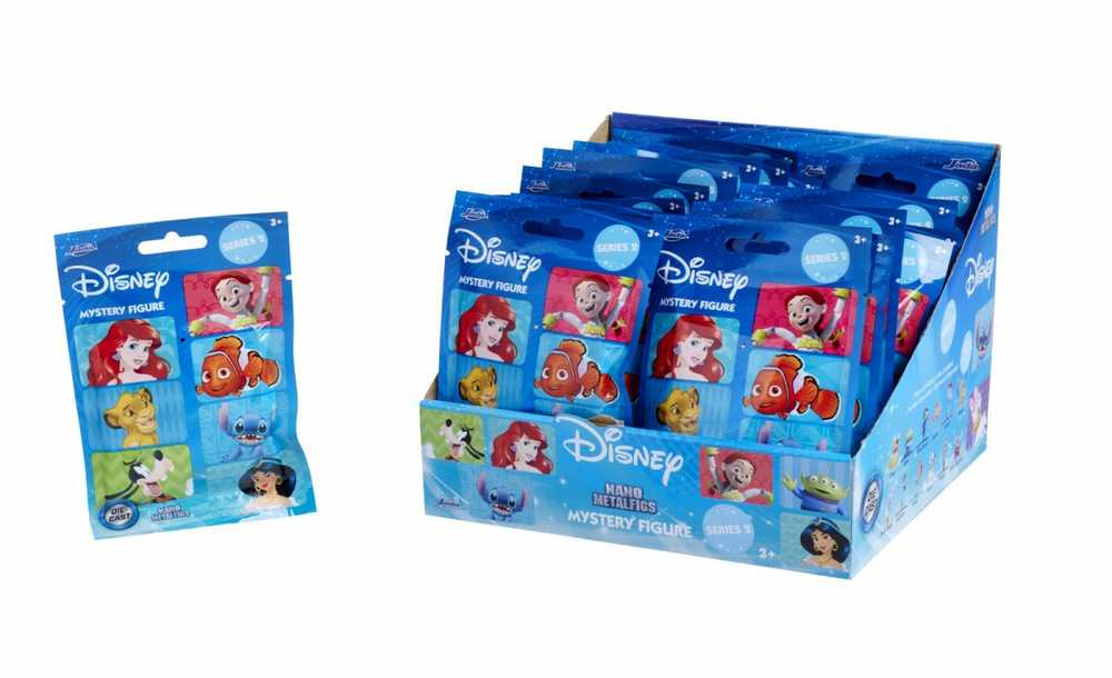 Simba „Disney Pixar Nano MetalFigs“ kolekcionuojamos figūrėlės „Disney“ veikėjų staigmenų krepšys, 2 serija