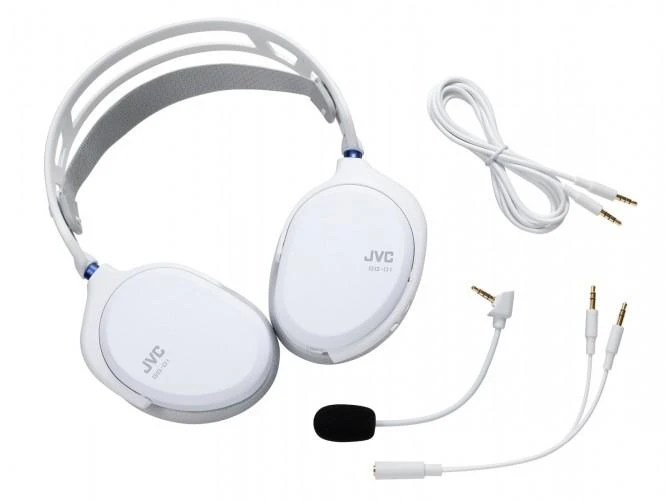 JVC, GG-01WQ, juodos sp. dinaminės ausinės