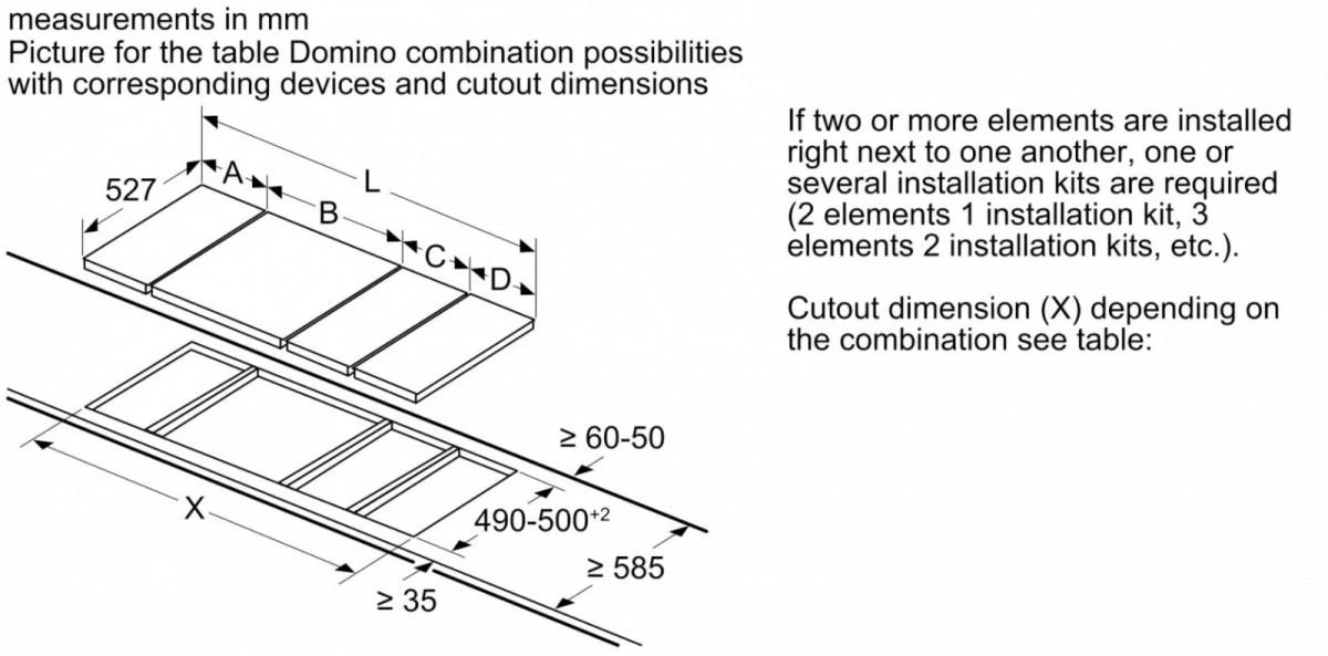 Bosch Serija 6 Domino elektrinė kaitlentė su plieniniu rėmu, 30 cm