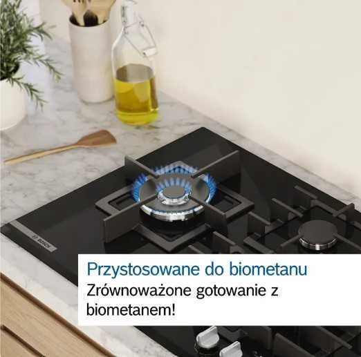 Bosch Serie 6 PCH6A5I90 hob Nerūdijantis plienas Built-in 60 cm Gas 4 zone(s)