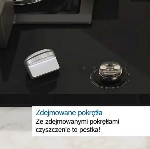Bosch Serie 6 PCH6A5I90 hob Nerūdijantis plienas Built-in 60 cm Gas 4 zone(s)