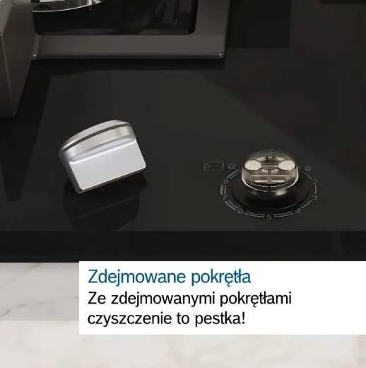 Kaitlentė Bosch Serie 6 PCQ7A5I90 hob Nerūdijantis plienas Built-in 75 cm Gas 5 zone(s)
