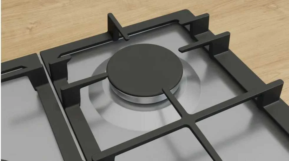 Kaitlentė Bosch Serie 6 PCQ7A5I90 hob Nerūdijantis plienas Built-in 75 cm Gas 5 zone(s)