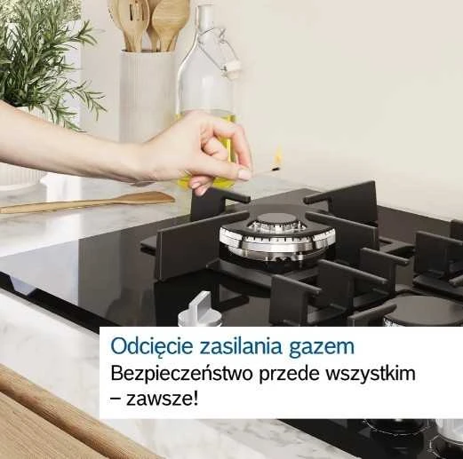 Kaitlentė Bosch Serie 4 PGQ7B5K90 hob Nerūdijantis plienas Built-in 75 cm Gas 5 zone(s)