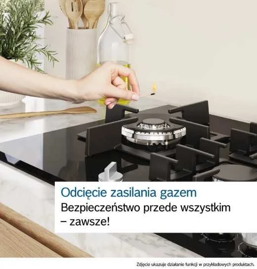 Bosch PRB3A6I40 Serija 8, Domino dujinė kaitlentė, 30 cm, Keramika, Juodas