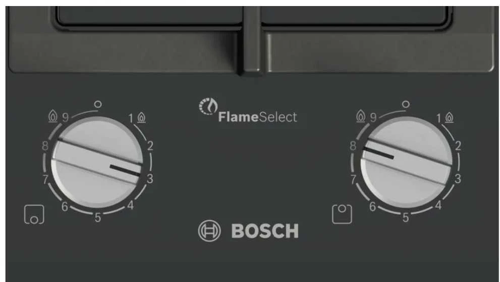 Bosch PRB3A6I40 Serija 8, Domino dujinė kaitlentė, 30 cm, Keramika, Juodas