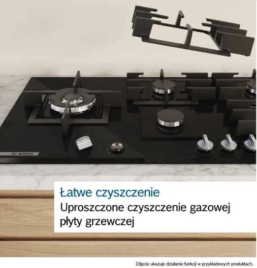 Bosch PRB3A6I40 Serija 8, Domino dujinė kaitlentė, 30 cm, Keramika, Juodas