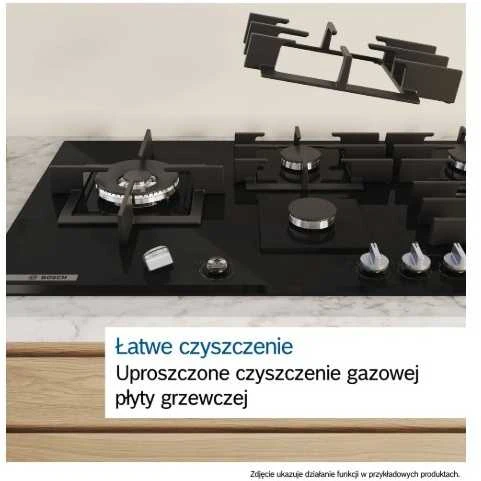 Bosch Serie 6 PPP6A2I40 Gas hob Baltas, Juodas