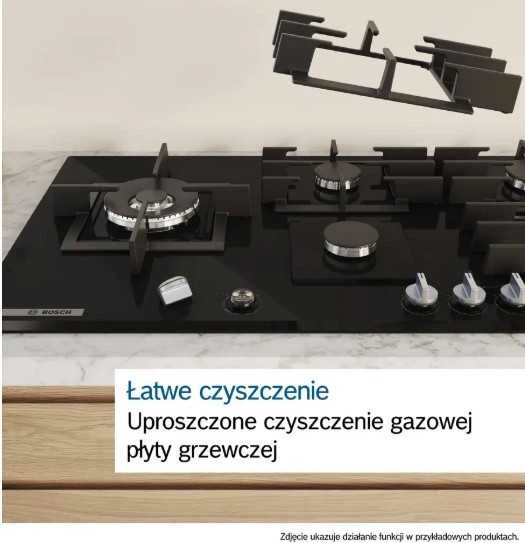 Kaitlentė Bosch Serie 6 PPM9A6I40 hob Juodas Built-in 90 cm Gas 5 zone(s)