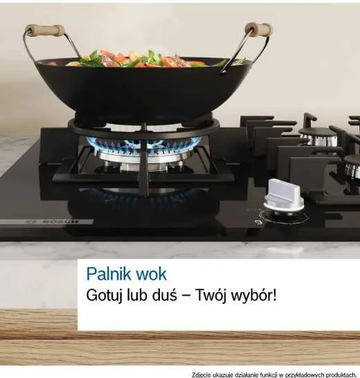 Kaitlentė Bosch Serie 6 PPM9A6I40 hob Juodas Built-in 90 cm Gas 5 zone(s)