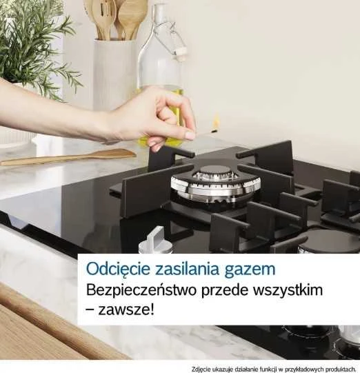 Kaitlentė Bosch Serie 6 PPM9A6I40 hob Juodas Built-in 90 cm Gas 5 zone(s)