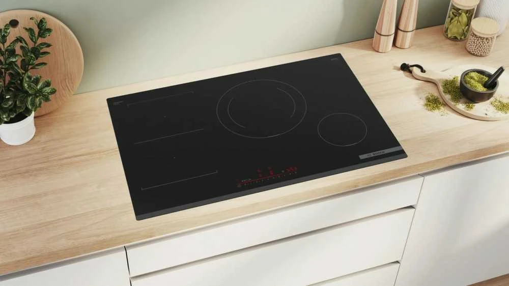 Kaitlentė Bosch Serie 6 PVS831HB1E hob Juodas Built-in 80 cm Zone induction hob 4 zone(s)