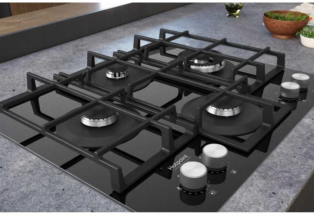 Kaitlentė Hotpoint ARISTON Dujinė Viryklė - Hotpoint HAGS 62F / BK 59 ...