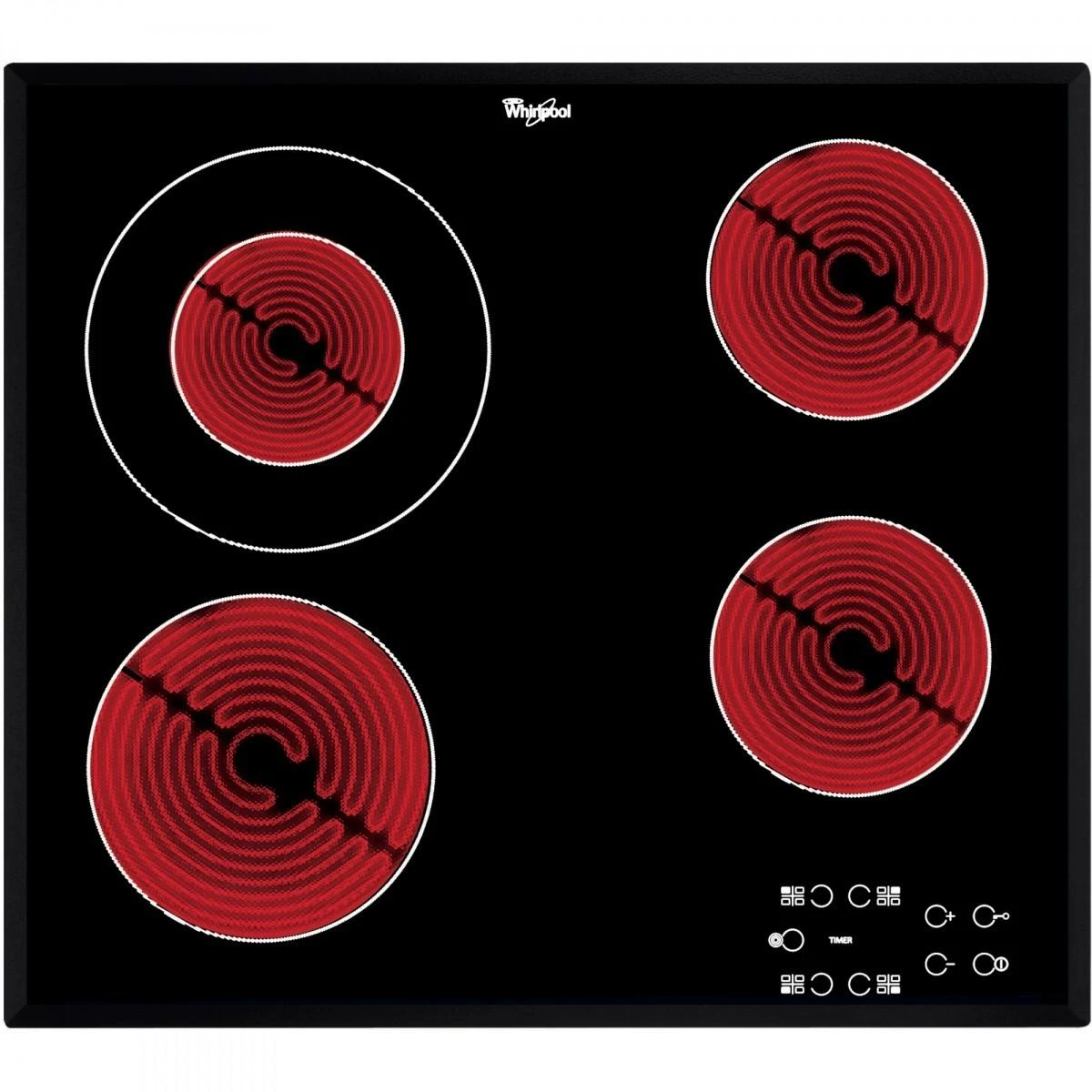 Kaitlentė WHIRLPOOL AKT8130BA 60 cm Keraminė Elektrinė