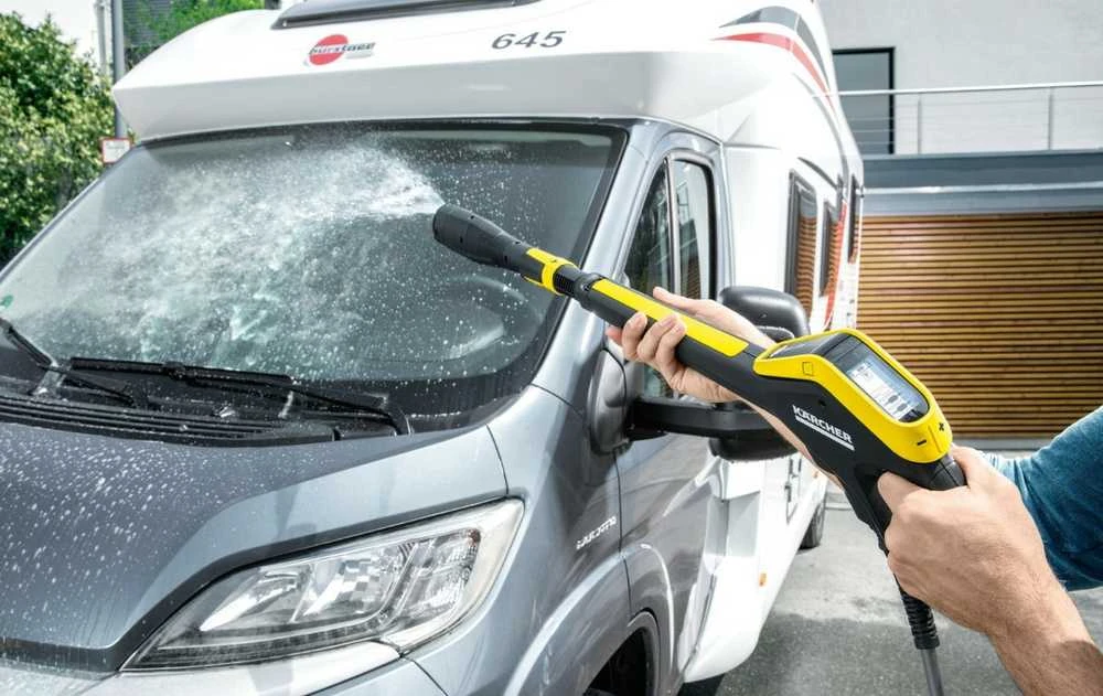 Kärcher K 7 pistoletas plaunant kemperį