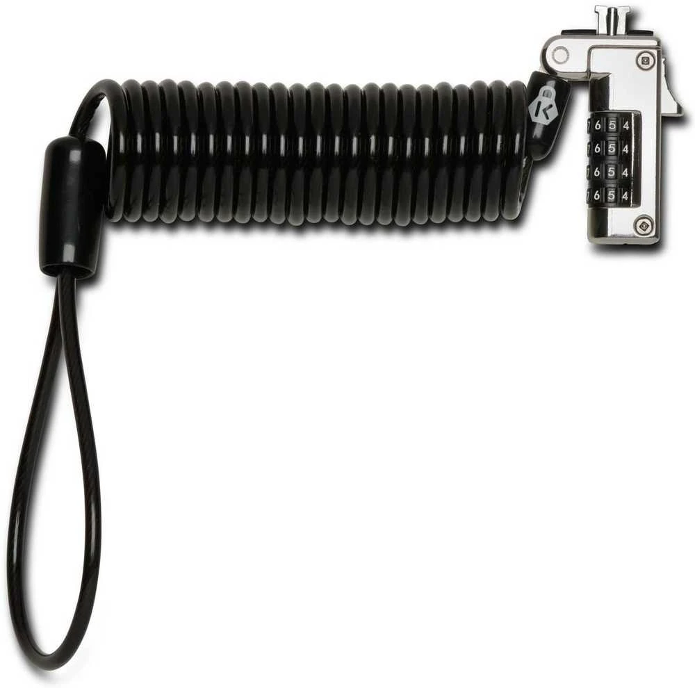 Leitz KENSINGTON Slim Combination Lock Nešiojamas nešiojamojo kompiuterio užraktas, skirtas NanoSaver saugos lizdui, kurį galima nustatyti iš naujo