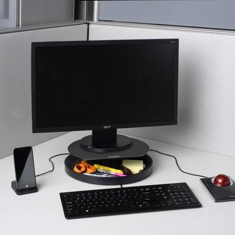 Laikiklis Leitz Monitoriaus stovas KENSINGTON SmartFit Spin2, juoda sp.