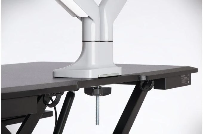 Leitz Kensington K55470EU stalinis plokščiųjų ekranų laikiklis 81,3 cm (32") Gnybtas / varžtai Pilka, Sidabras