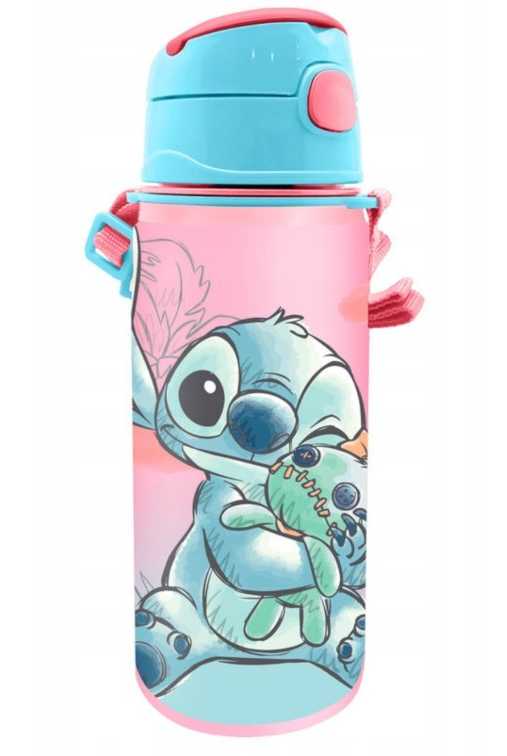 Kids Euroswan Hiszpania Stitch 600 ml ST00055 mėlyna-rožinė