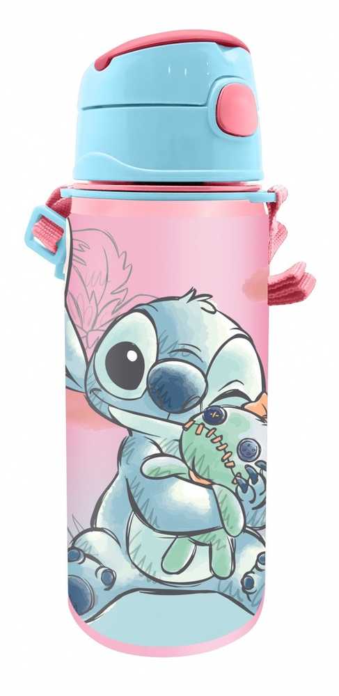Kids Euroswan Hiszpania Stitch 600 ml ST00055 mėlyna-rožinė