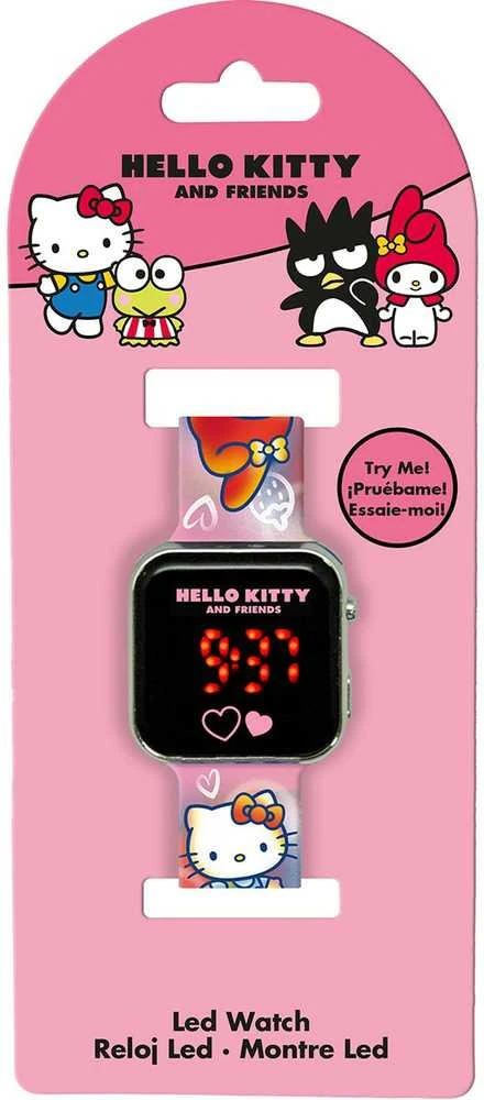 Išmanusis laikrodis Zegarek Laikrodis „Hello Kitty“ LED kalendoriaus laikrodis