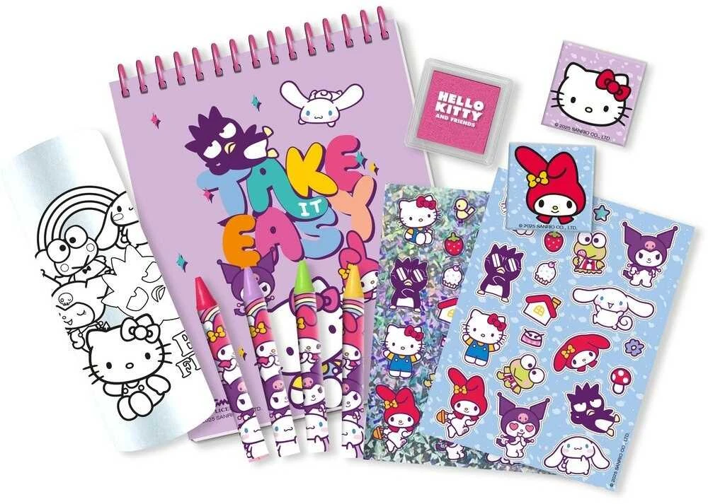 Kids Euroswan „Hello Kitty“ kūrybinis rinkinys lagamine
