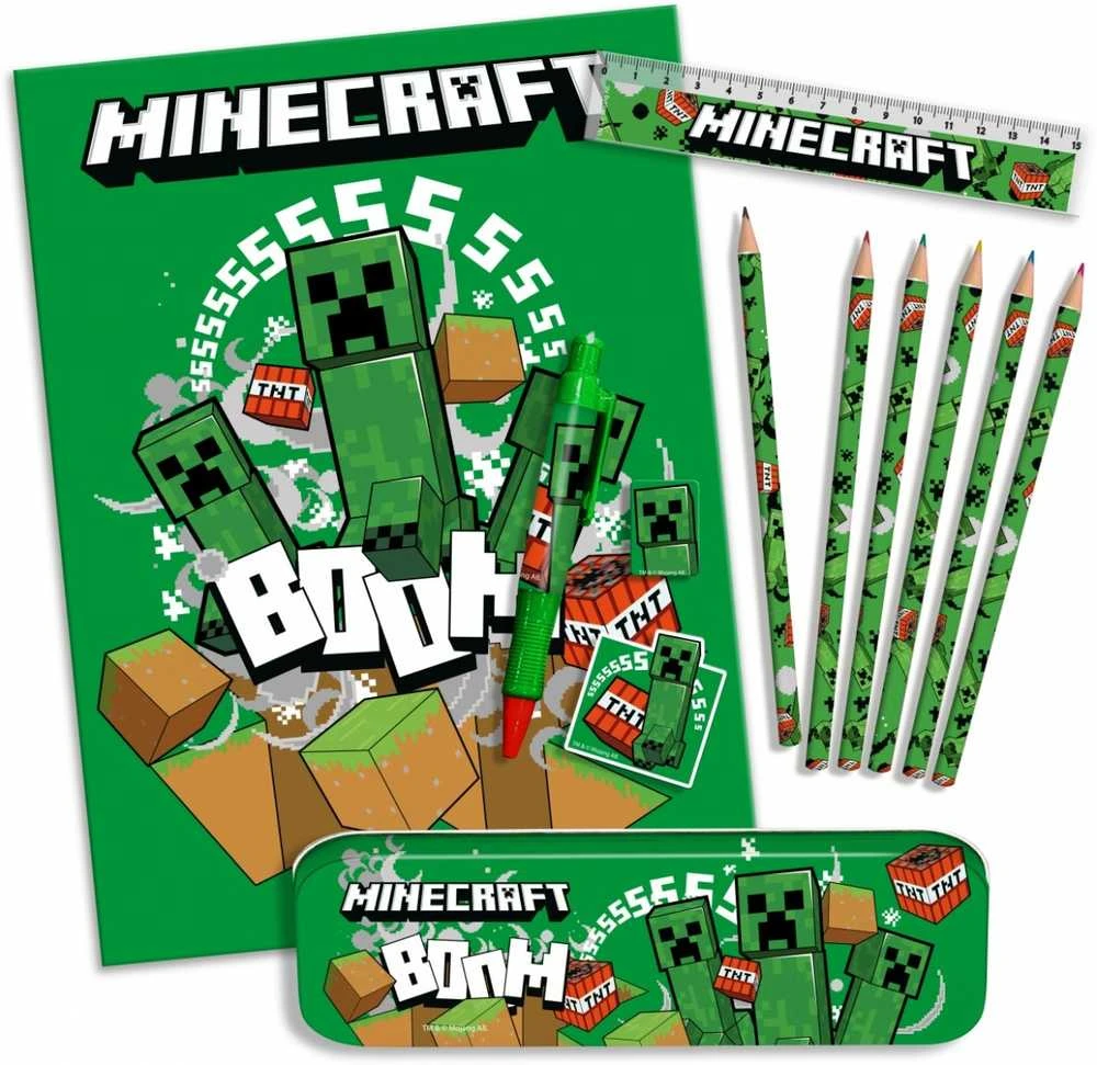 Kids Licensing Minecraft Rinkinys Rašymas MC00040