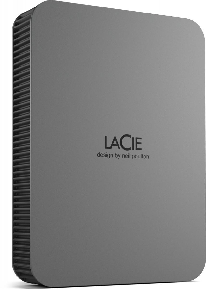 Kietasis diskas LACIE MOBILE DRIVE 4TB USB 3.1 - USB TYPE C, kosminė pilka, saugi