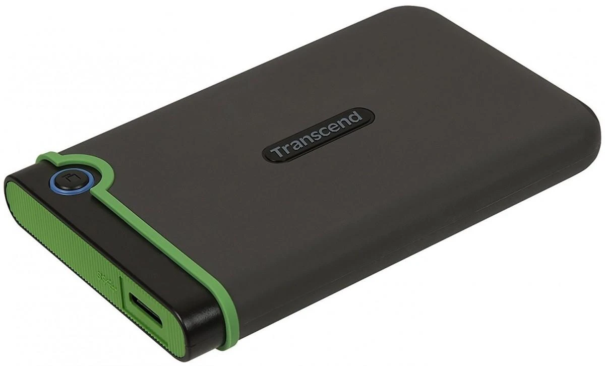 TRANSCEND StoreJet 25M3 2TB išorinis kietasis diskas, atsparus smūgiams