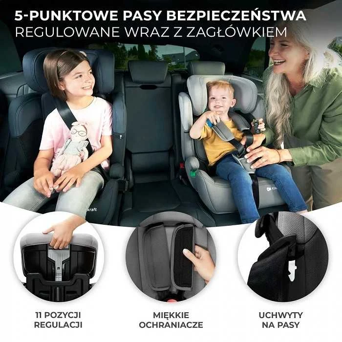 KINDERKRAFT automobilinė kėdutė COMFORT UP i-Size, pink, KCCOUP02PNK0000