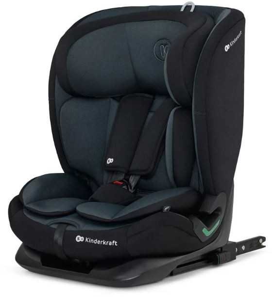 KINDERKRAFT ONETO3 i-Size automobilinė kėdutė 76-150 cm grafito juoda