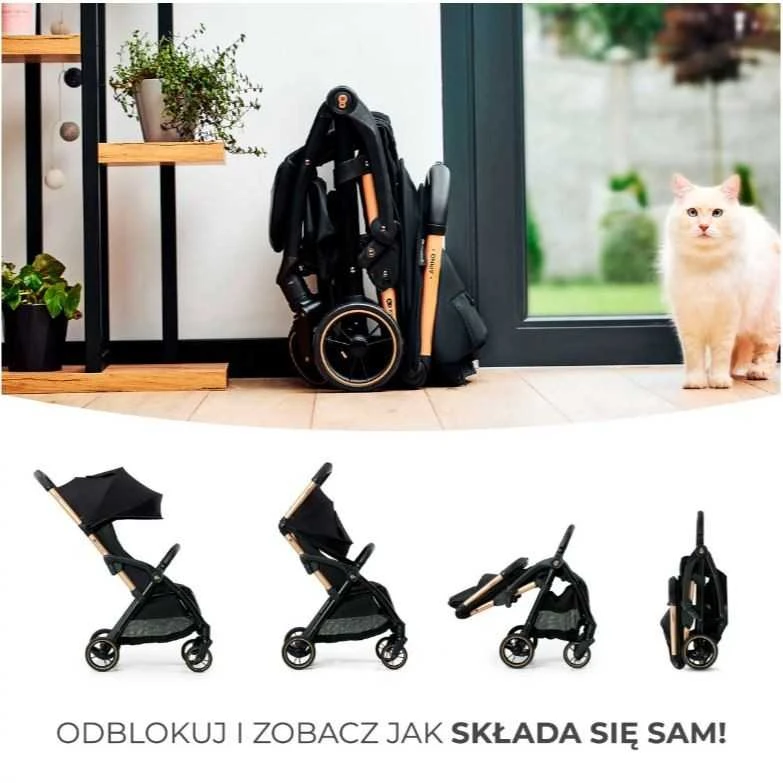 Vežimėlis KINDERKRAFT APINO dove grey, KSAPIN00GRY0000