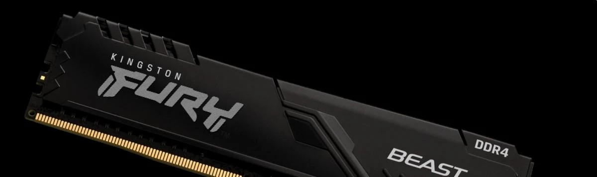 RAM KINGSTON 32GB 3200MHz DDR4 CL16 DIMM rinkinys iš 2 FURY Beast Juodas
