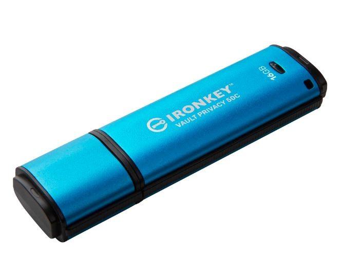 „Kingston IronKey Vault Privacy 50C“ 16 GB USB-C, 256 bitų, AES šifruotas