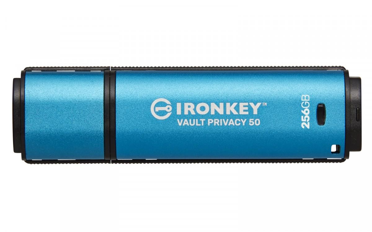 Kingston „IronKey Vault Privacy 50“ 256 GB USB 3.0 256 bitų AES šifravimas