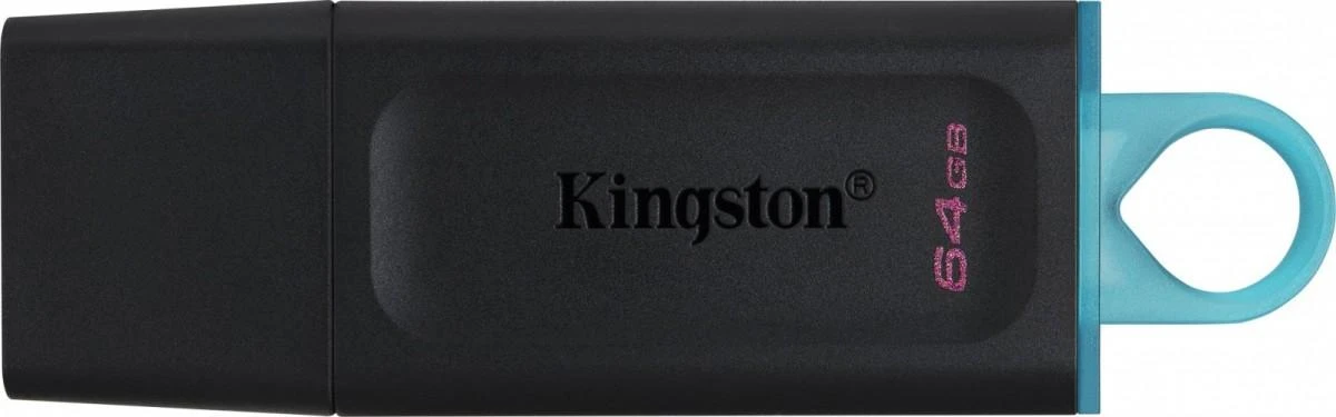 Kingston 64GB USB3.2 Gen 1 DataTraveler Exodia M (Juodas + Mėlyna)