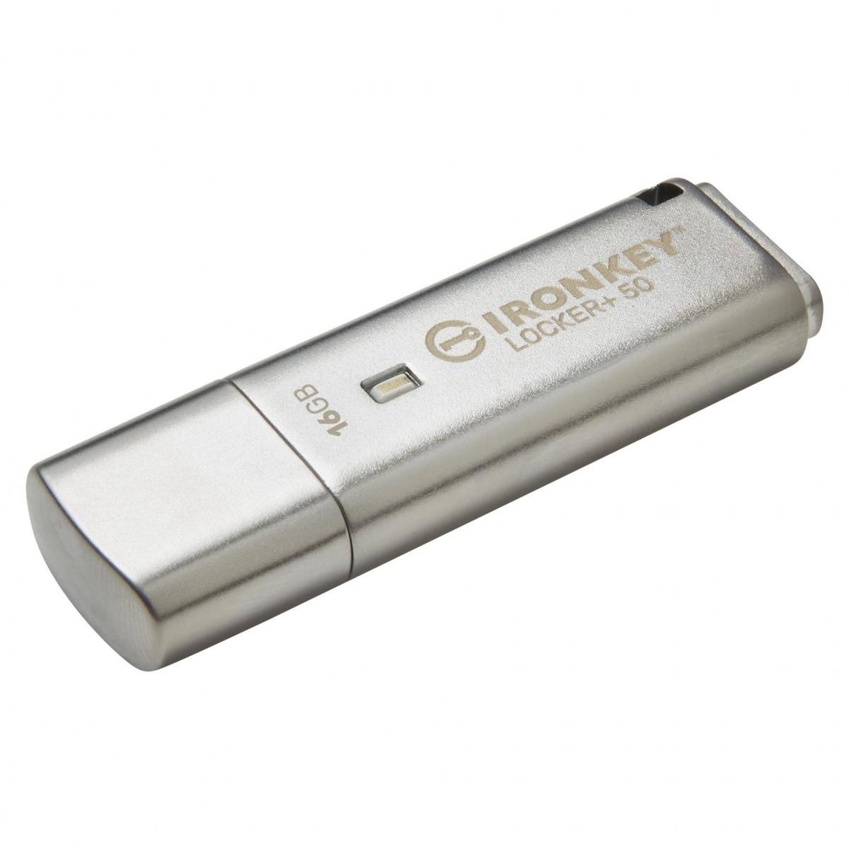 KINGSTON 16GB IKLP50 AES USB, W/256BIT ENCRYPTION