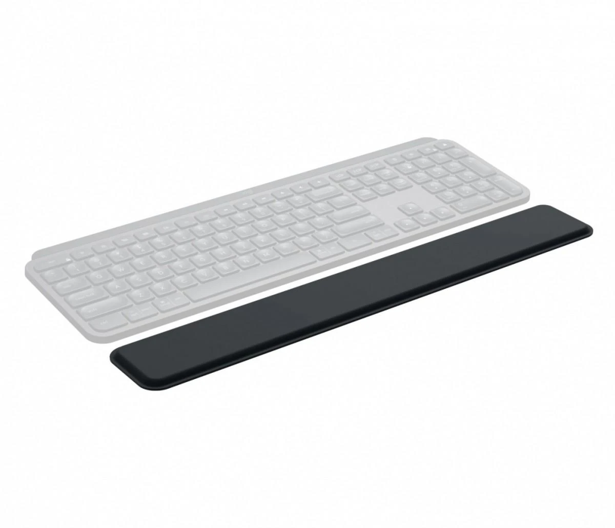 Klaviatūra LOGITECH MX Keys riešo atrama (juoda)