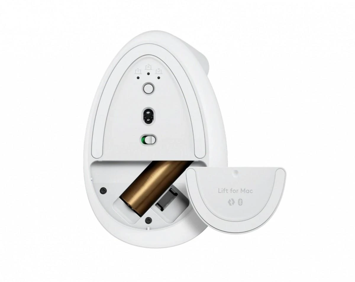 Kompiuterinė pelė Logitech Lift for Mac, Baltos spalvos