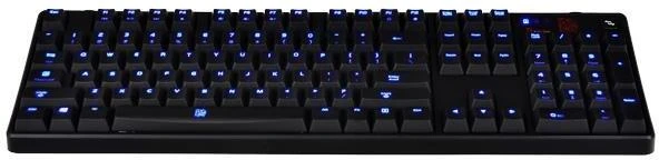 Klaviatūra Thermaltake eSports Poseidon KB-PIZ-KLBLUS-01 (mechaninė, USB 2.0, (US), juodos spalvos