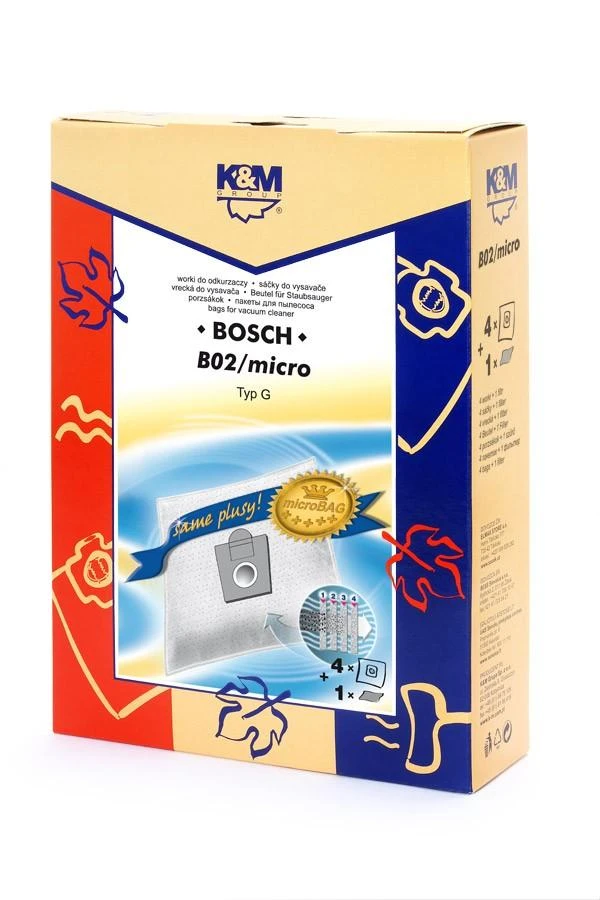 K_M K&M Group dulkių siurblys 4 maišeliai + mikrofiltras