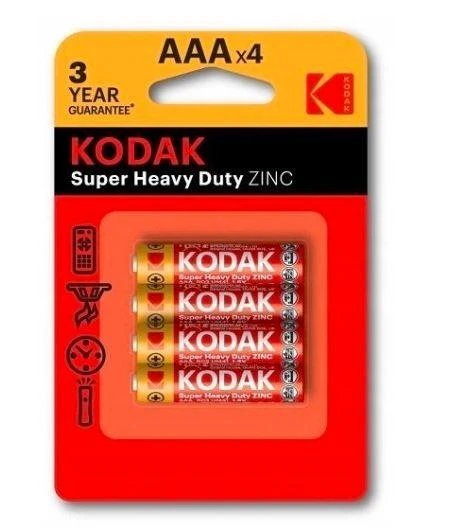 Kodak AAA baterijos 4 vnt. pakuotėje