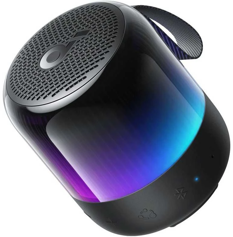 Nešiojama kolonėlė Anker Soundcore Glow Mini, Juodos spalvos