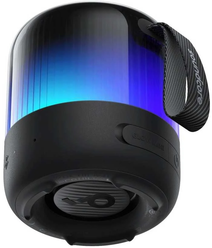 Nešiojama kolonėlė Anker Soundcore Glow Mini, Juodos spalvos