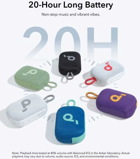 Nešiojama kolonėlė Anker Soundcore Select 4 Go, Juodos spalvos
